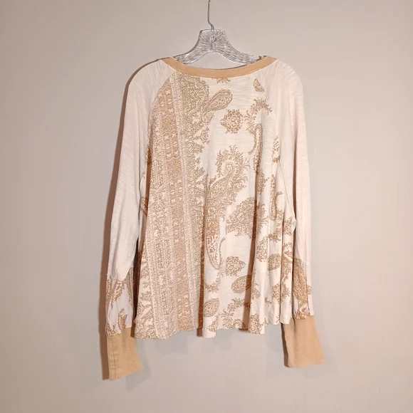 We The Free True Perfection Tee in Almond Milk Size L - Picture 4 of 9